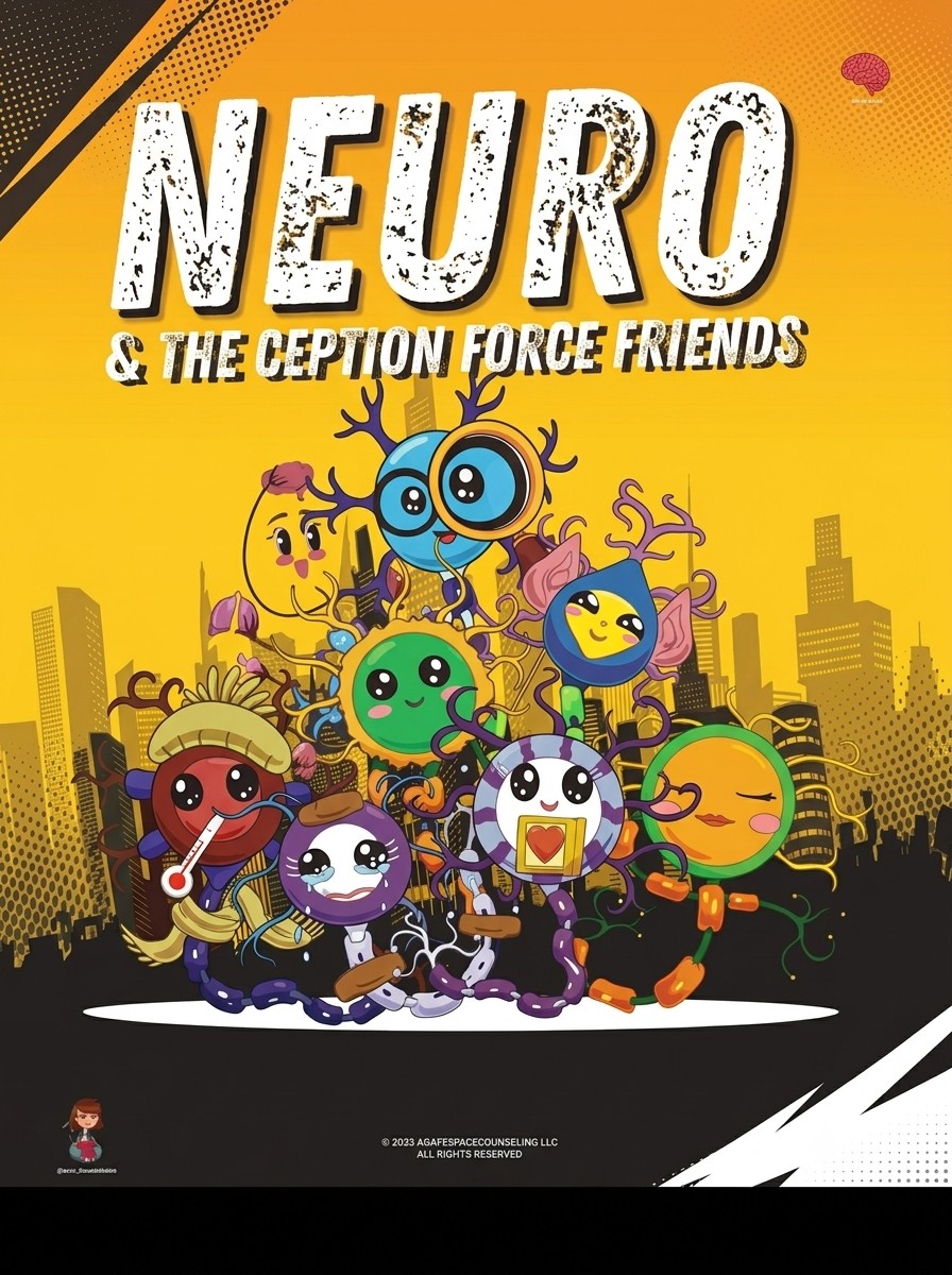 Official poster art for Neuro and the 'Ception Force Friends